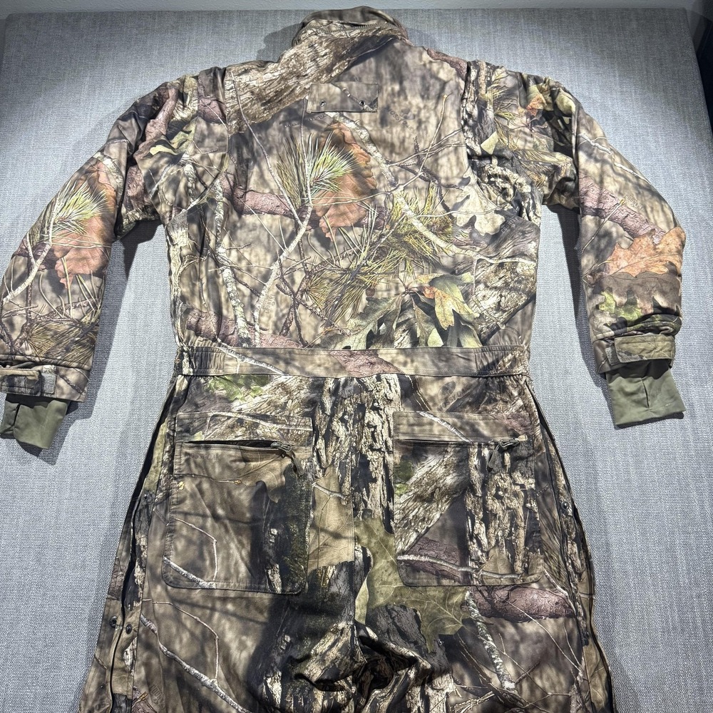 Guide Gear Coveralls Mens Large Mossy Oak Camo Insulated Hunting One Piece Suit - Picture 8 of 9